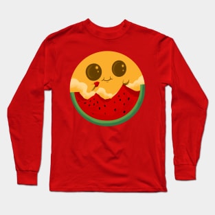 moon nom nom Long Sleeve T-Shirt